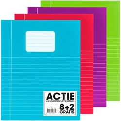  4 x SCHRIFT VERHAAK TREND A5 LIJN 80BLZ ASS 1 STUK
