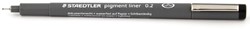 STAEDTLER PIGMENTLINER 0.5MM ZWART