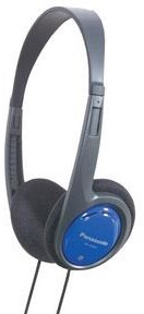 Koptelefoon Panasonic RP-HT 010 E-A blauw