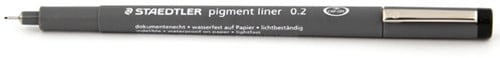 STAEDTLER PIGMENTLINER 0.1MM ZWART