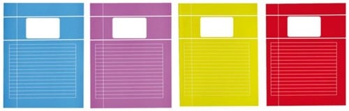  4 x SCHRIFT VERHAAK TREND A5 LIJN 80BLZ ASS 1 STUK