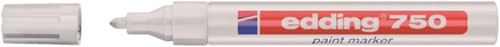 VILTSTIFT EDDING 750 LAK ROND 2-4MM WIT 1 STUK