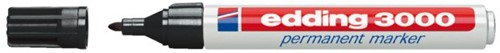 VILTSTIFT EDDING 3000 ROND 1.5-3MM ZWART 1 STUK