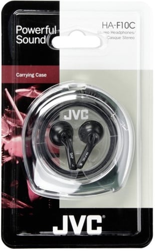 Oordopjes JVC HA-F 10C zwart