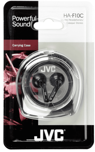Oordopjes JVC HA-F10C zwart