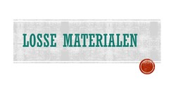 Ter AA losse materialen Ruimtelijk Vormgever 2026-2027