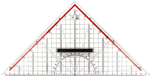 GEODRIEHOEK M&R 32 CM 23320100 1 Stuk