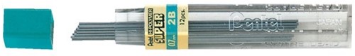 Potloodstift Pentel 0.7 mm 2B 12 stuks