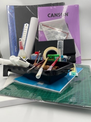 COMPLEET PAKKET SINTLUCAS RUIMTELIJK VORMGEVEN RV(met optical mouse en rekenmachine)